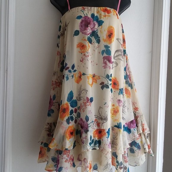 Isaac Mizrahi Dresses & Skirts - Isaac Mizrahi |  Spring /Summer Floral Print with ribbon strap dress